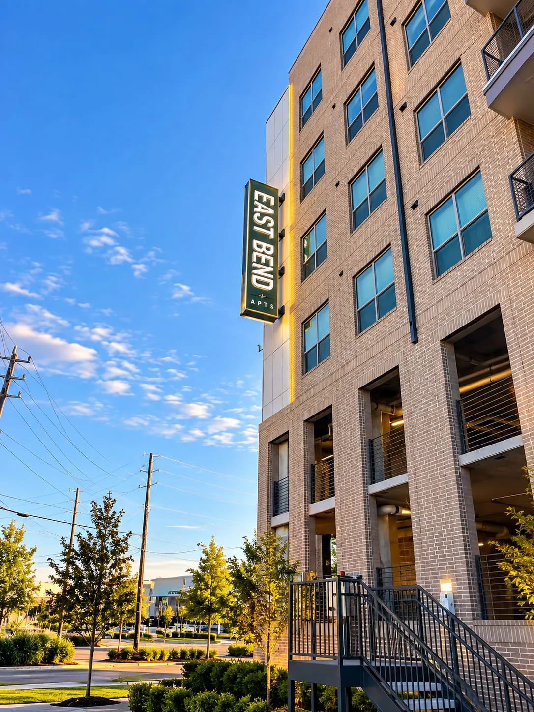East Bend Apartments in Golden Light