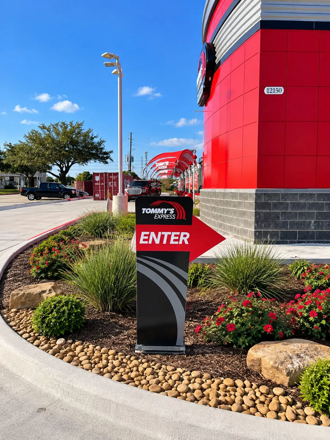 Tommy’s Express Car Wash Entrance