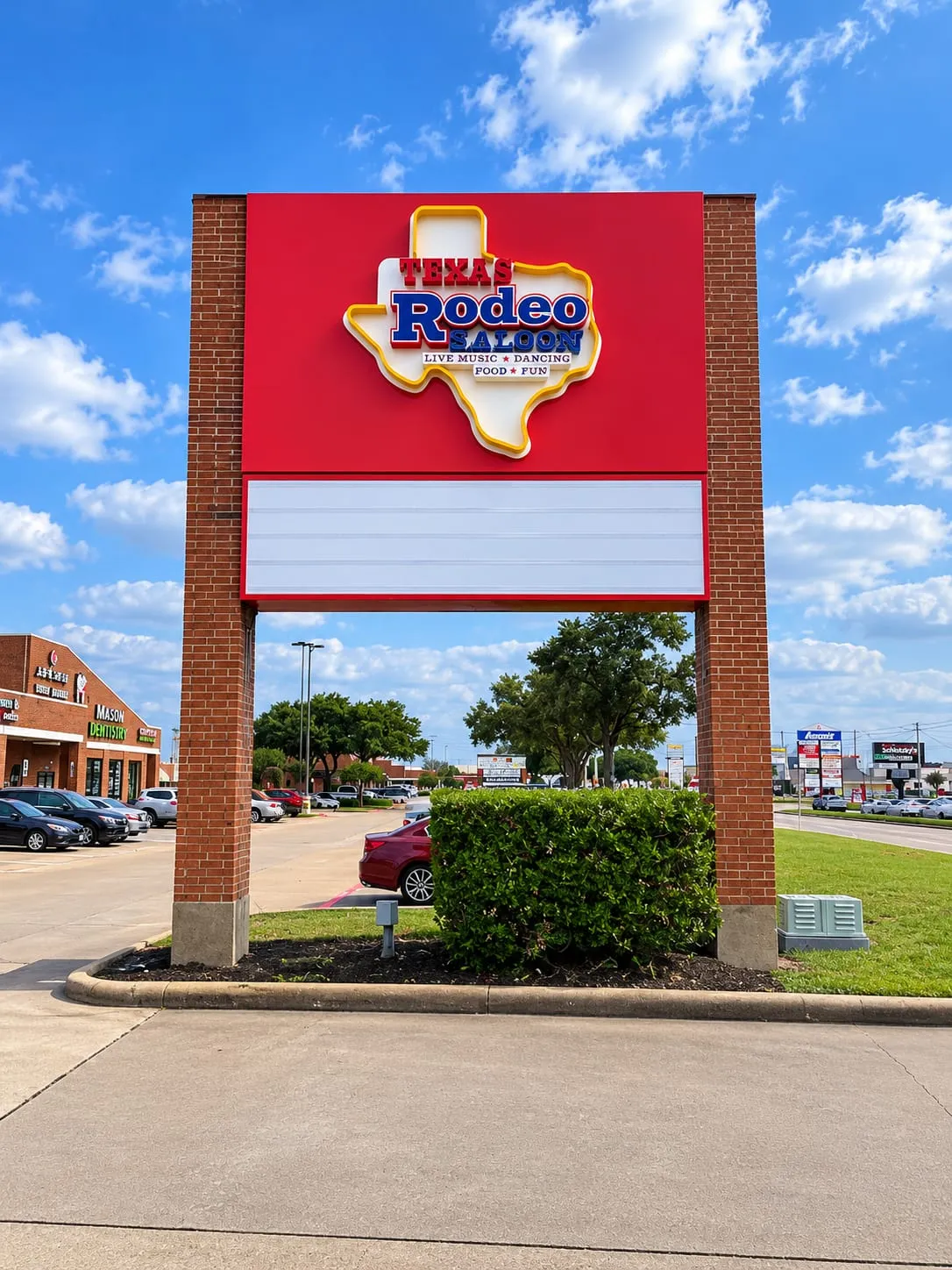 Texas Rodeo Saloon Signscape